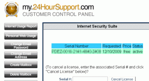 Internet Security Suite screenshot